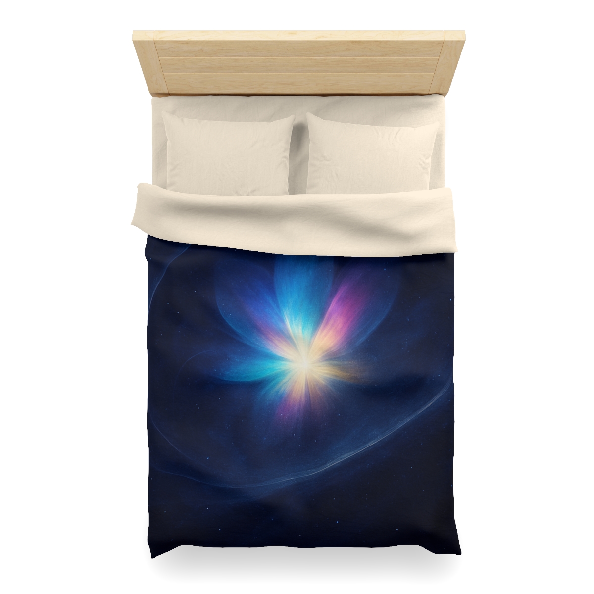 Prismatic Lensing Bloom personalized bedding duvets