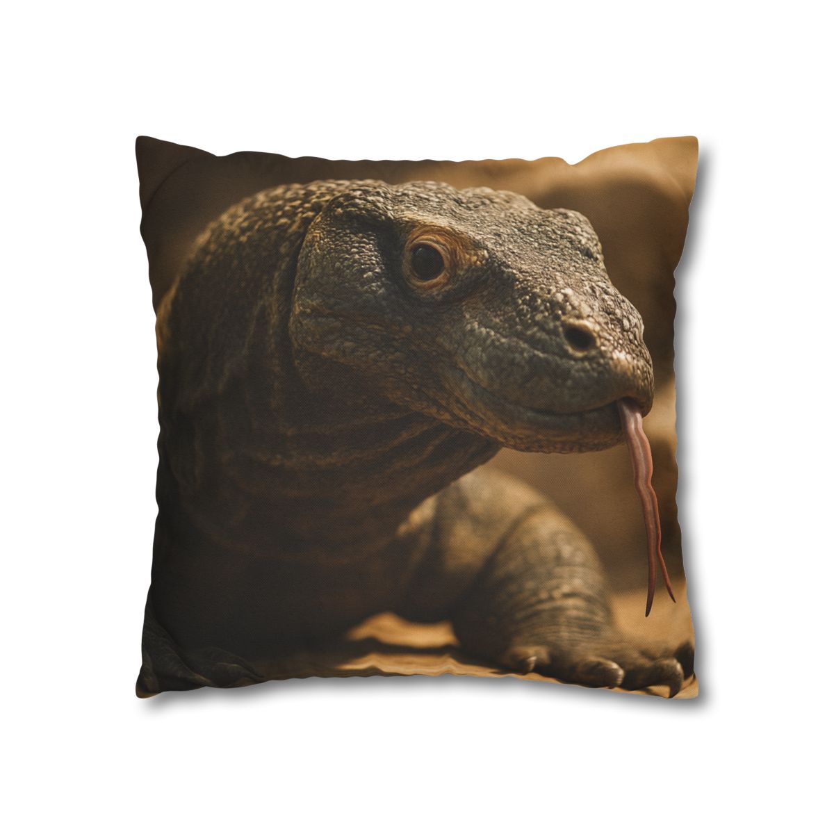 Ancient Sentinel Komodo Dragon designer print pillow cases