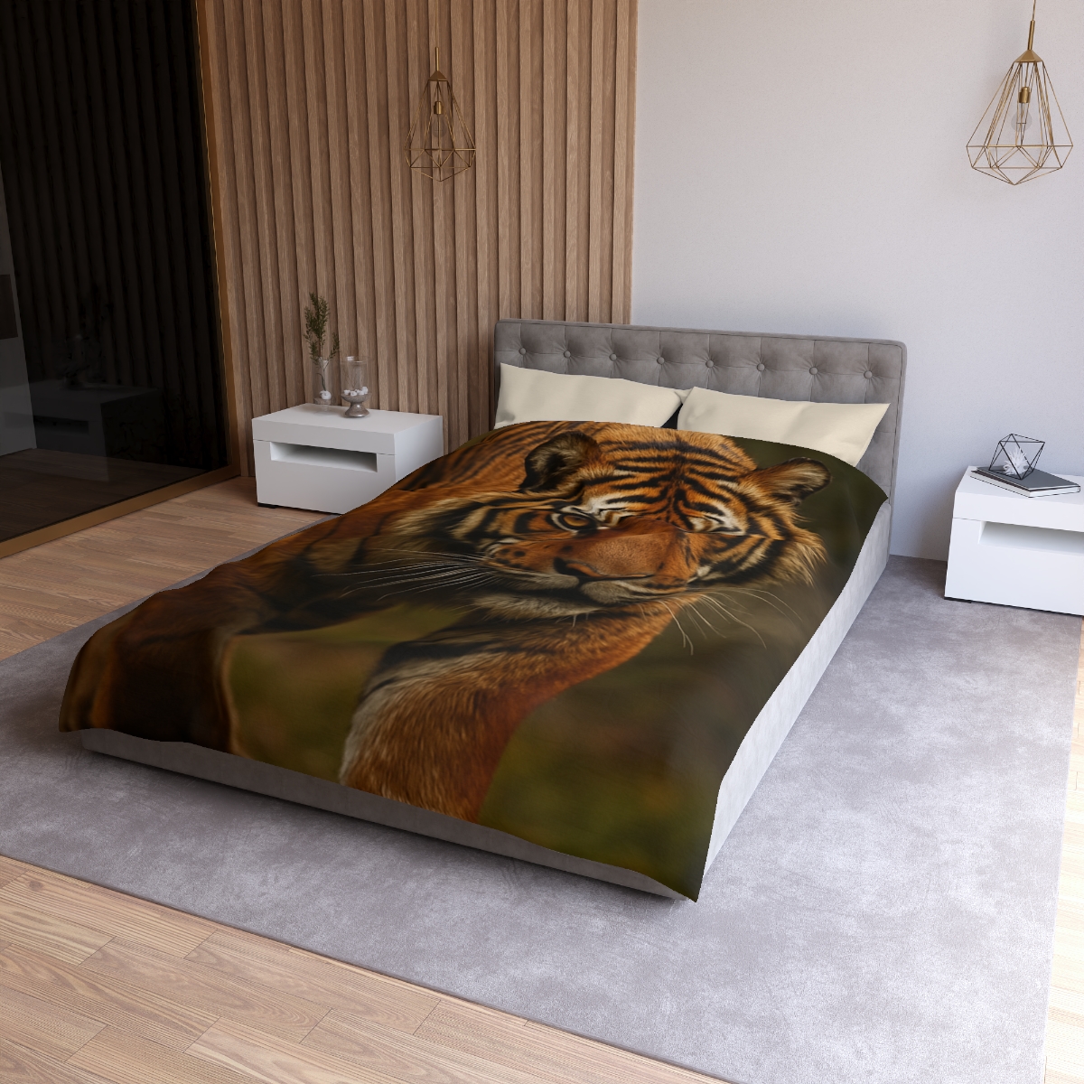 Forest Stalker Bengal Tiger duvets for gifts