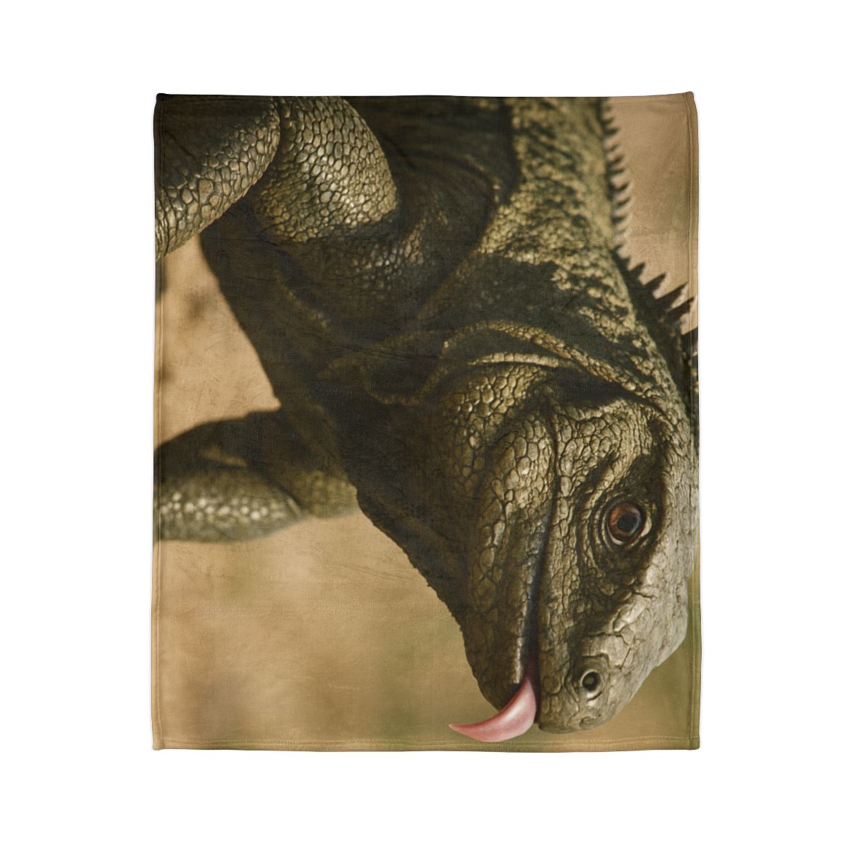 Ancient Sentinel Komodo Dragon trendy patterned blankets