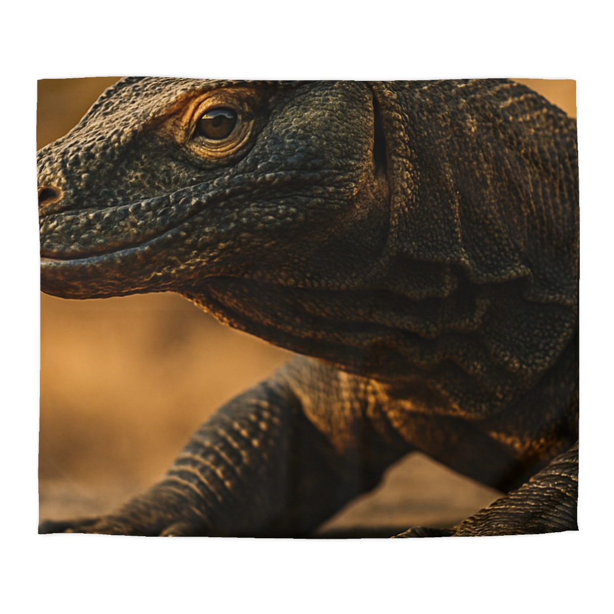 Molten Scale Komodo Dragon personalized bedding duvets