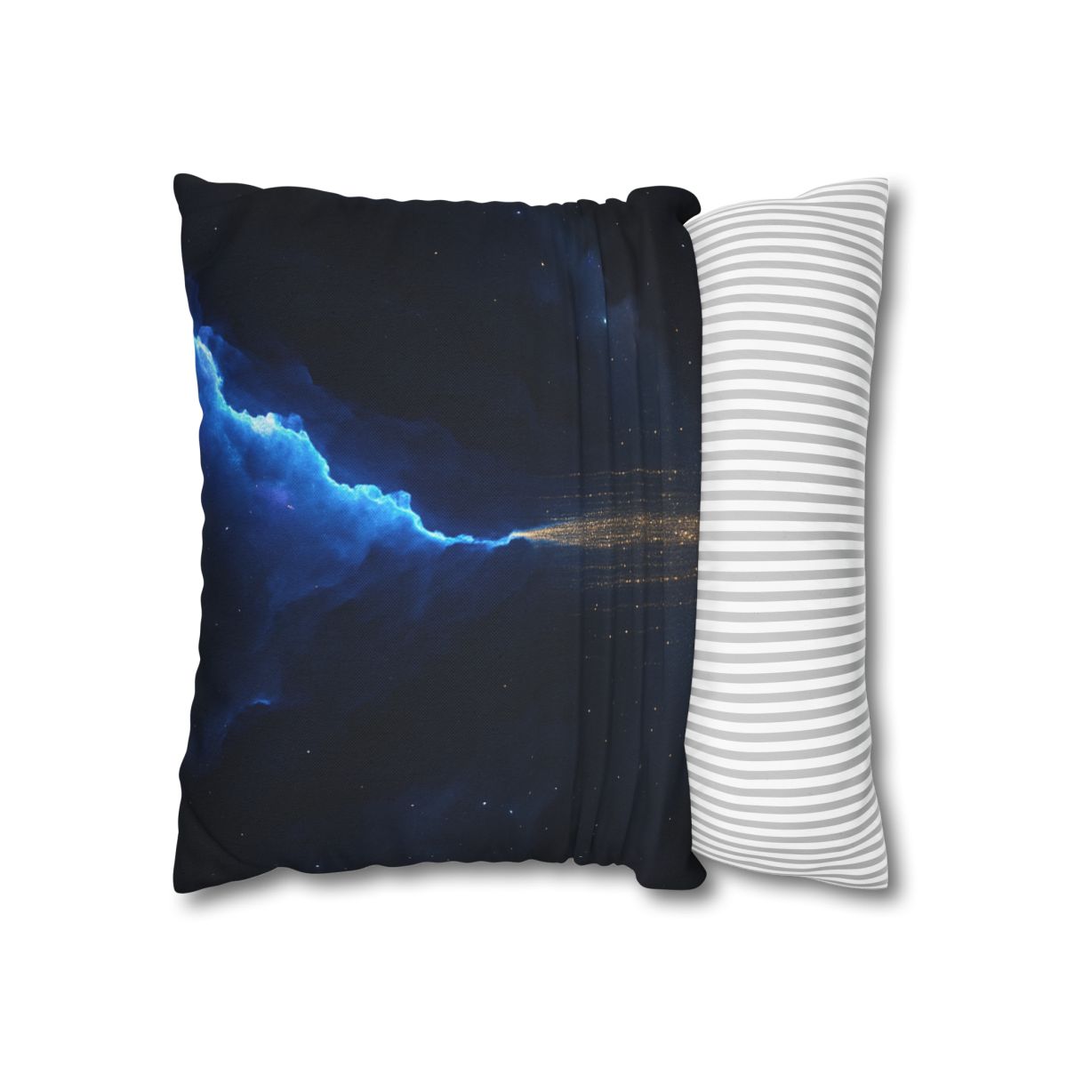 Luminous Rift Starfall stylish decorative pillowcases
