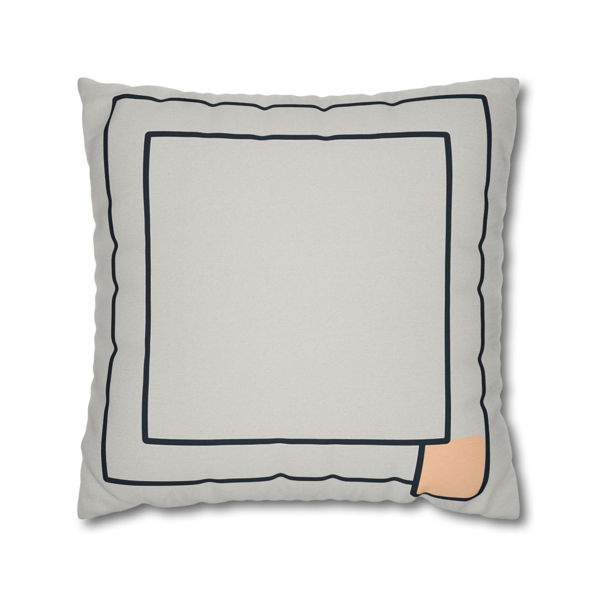 Nested Frame With Open Corner soft cotton pillow cases
