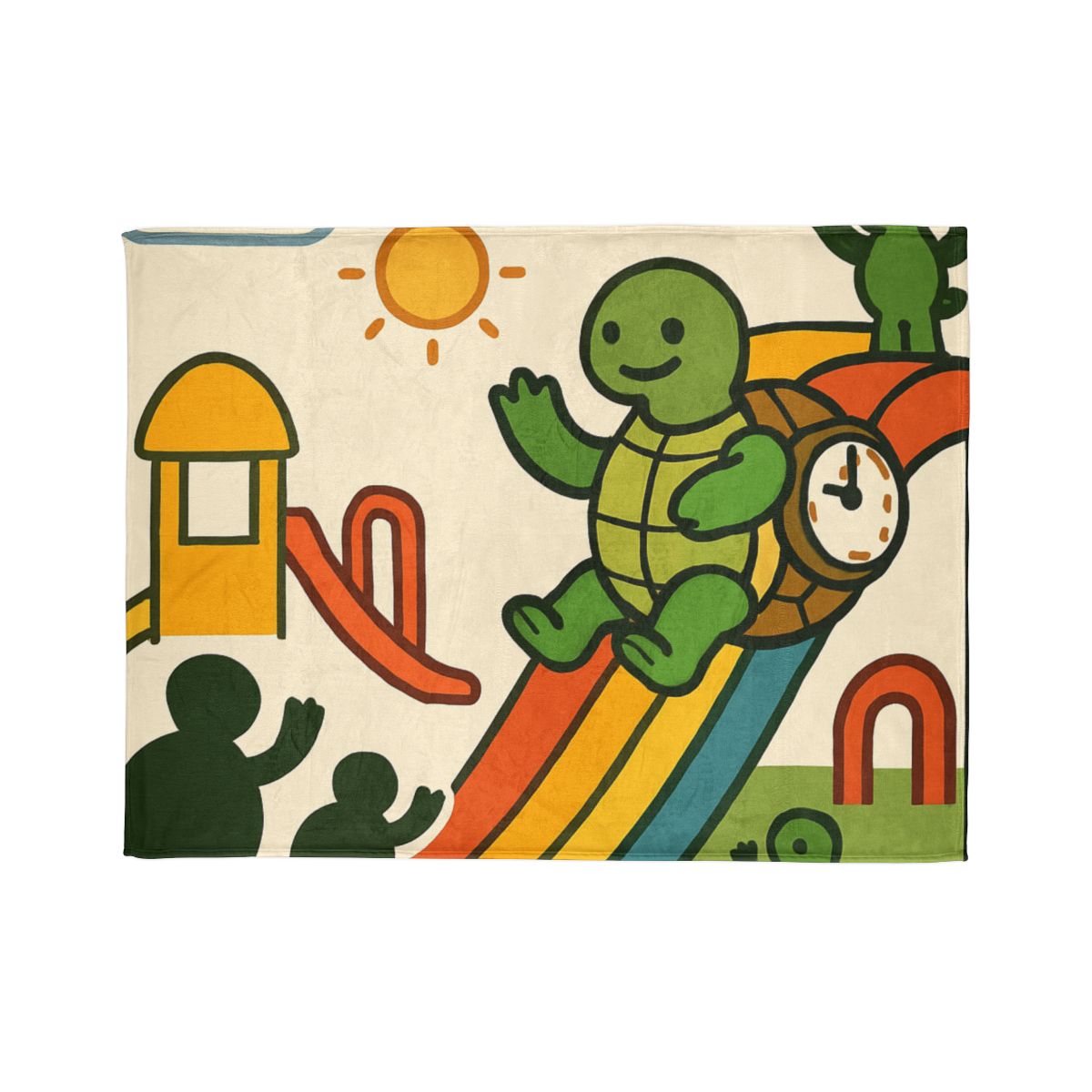 Time Traveling Tortoise Playground custom blankets