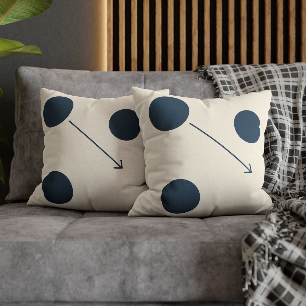 Orbital Triangle Drift unique gift pillow cases