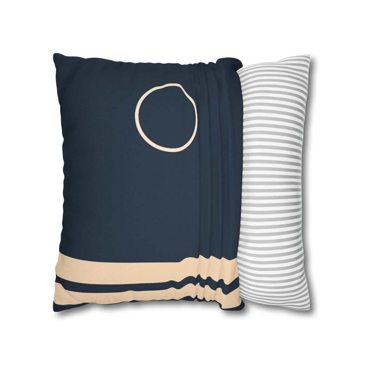 Quiet Column And Floating Ring designer print pillow cases