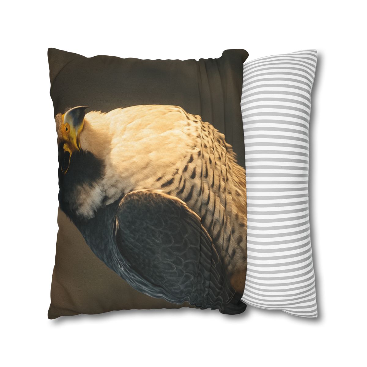 Starlit Poise Peregrine Falcon soft cotton pillow cases