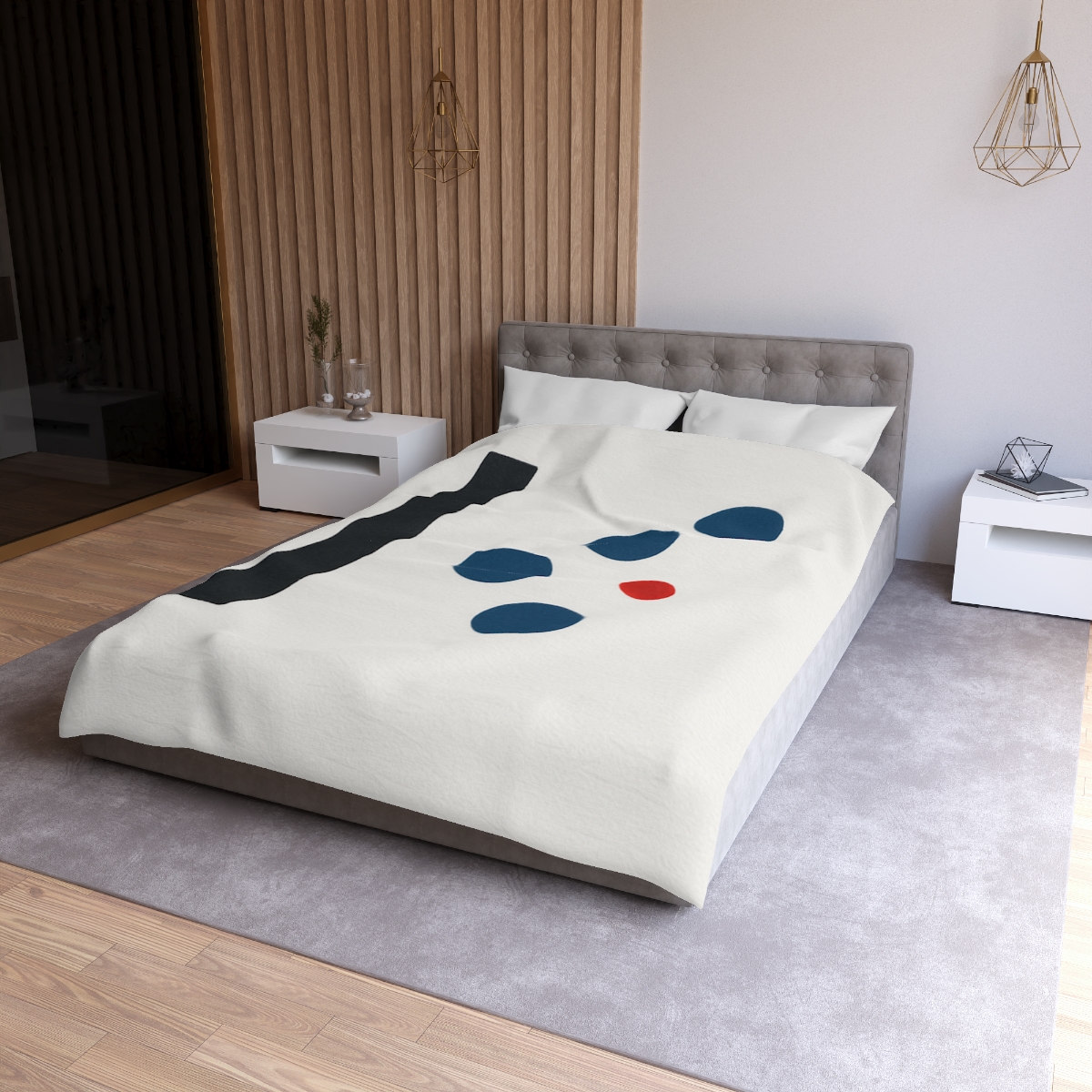 Staggered Dots With Leaning Slab stylish duvet covers