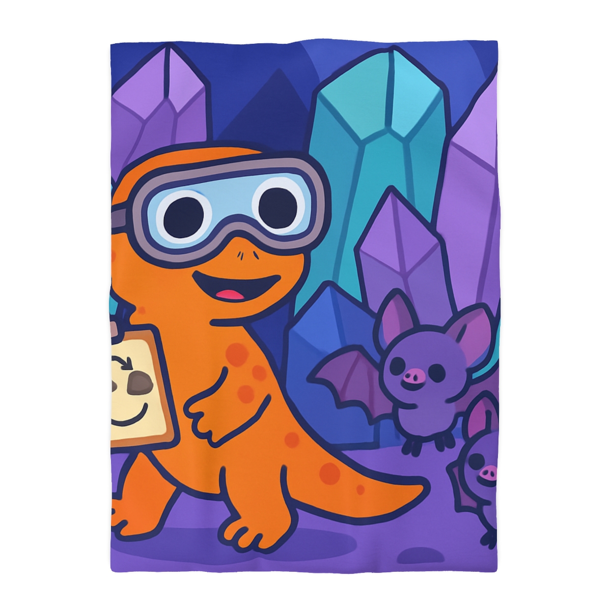 Crystal Cavern Salamander Science Team trendy bedroom duvets
