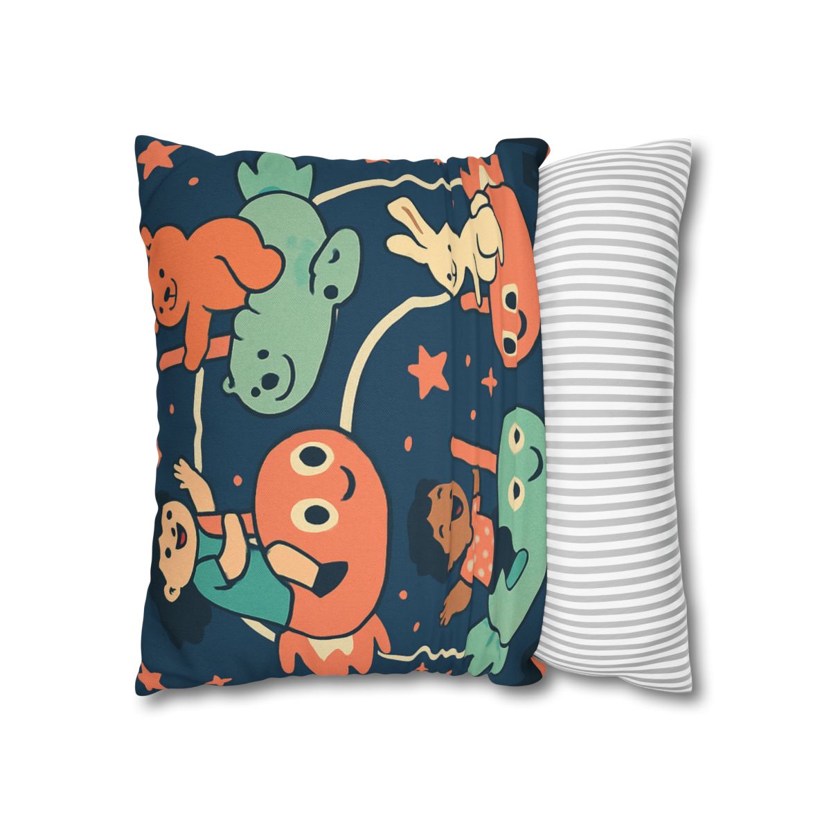 Comet Carousel Park designer print pillow cases
