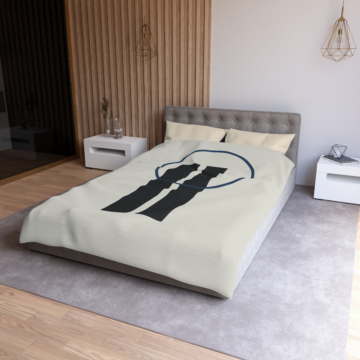 Split Column And Orbiting Ring unique patterned duvets