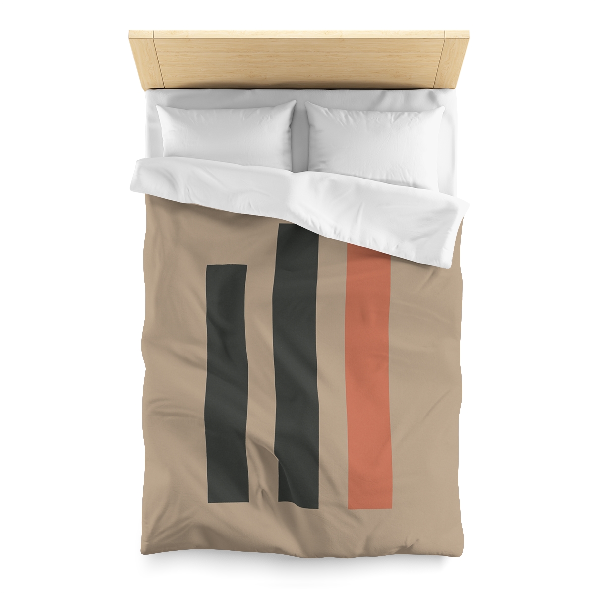 Balanced Triad Of Bars custom duvets