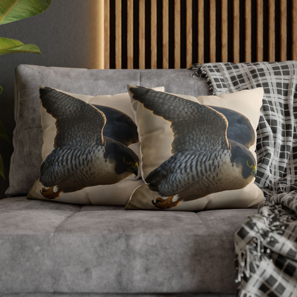 Sky Bolt Peregrine Falcon stylish decorative pillowcases