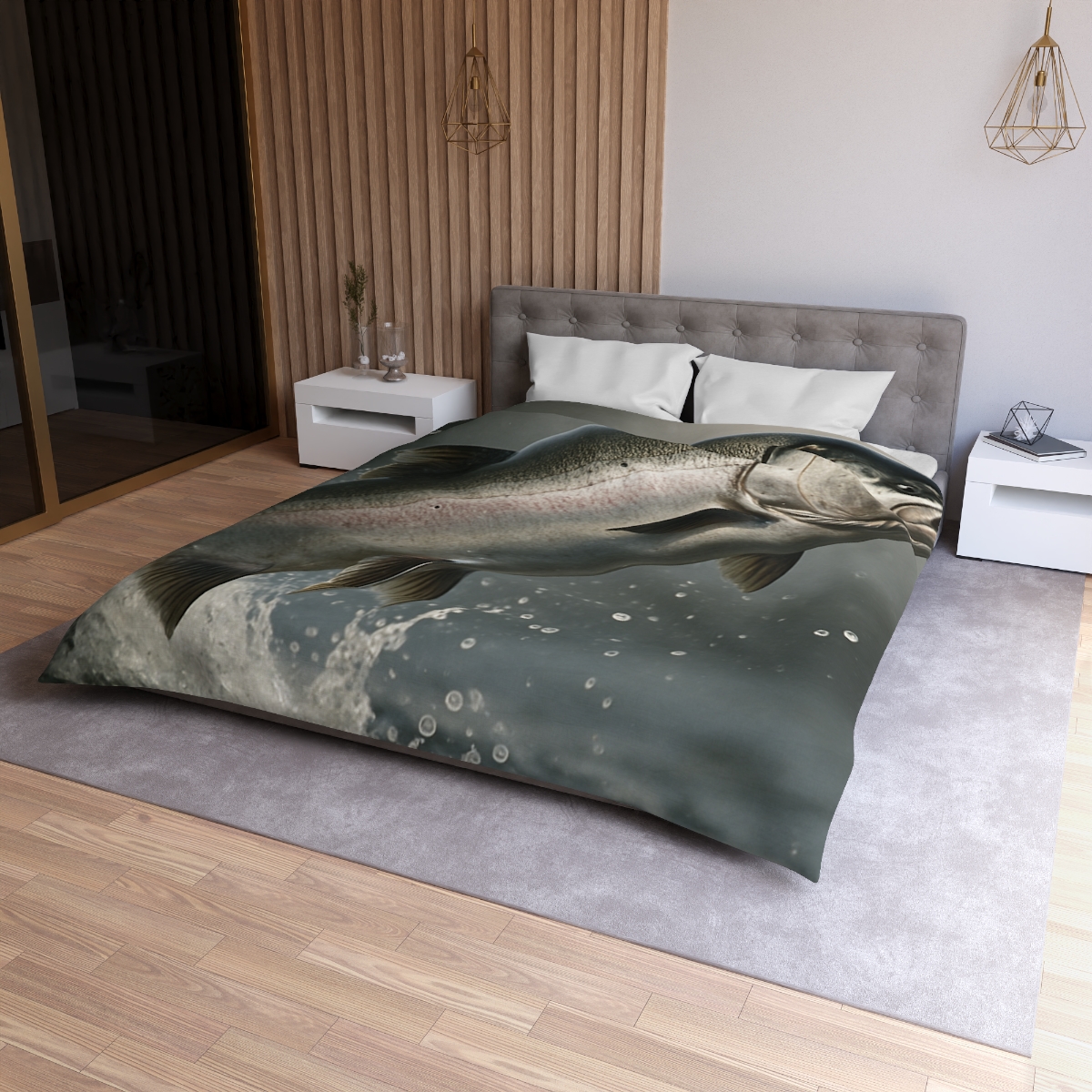 Silver Surge Chinook Salmon warm winter duvets