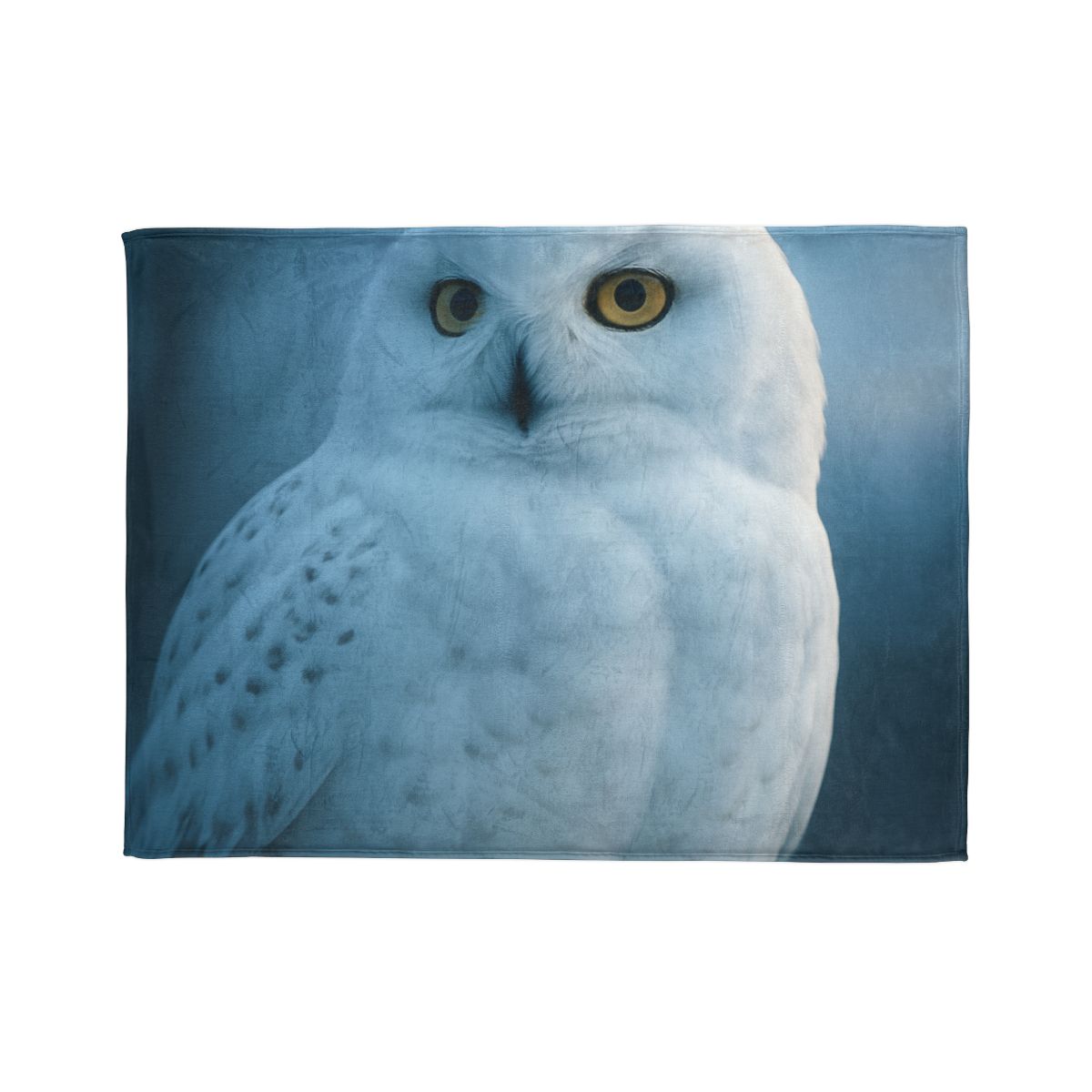 Twilight Watcher Snowy Owl decorative home blankets
