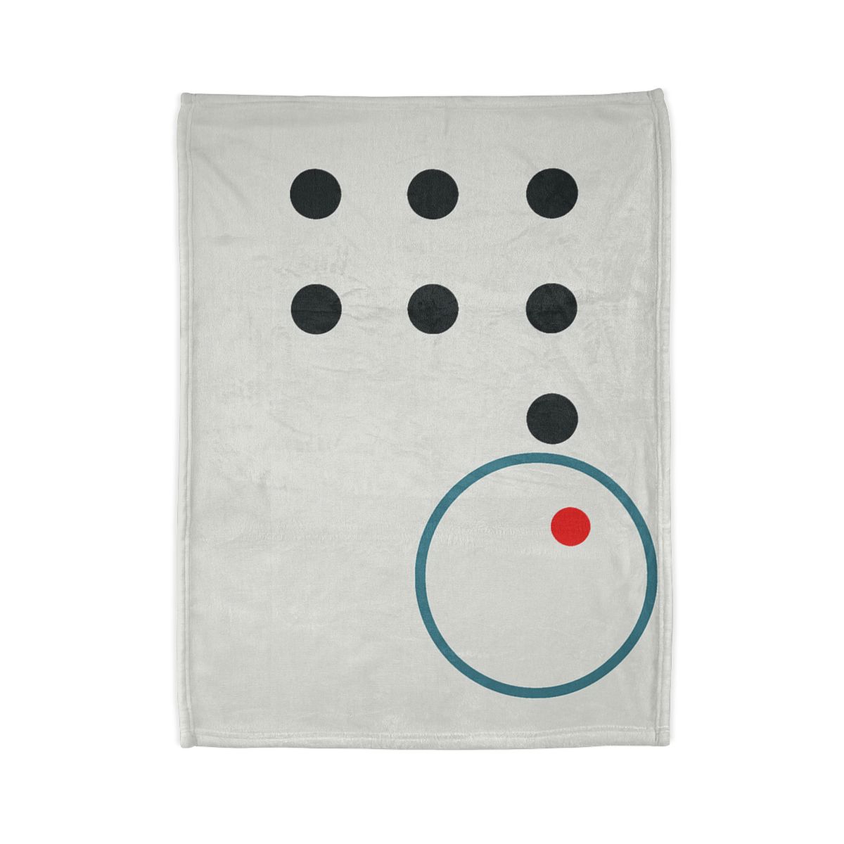 Broken Grid With One Orbit Ring warm winter blankets