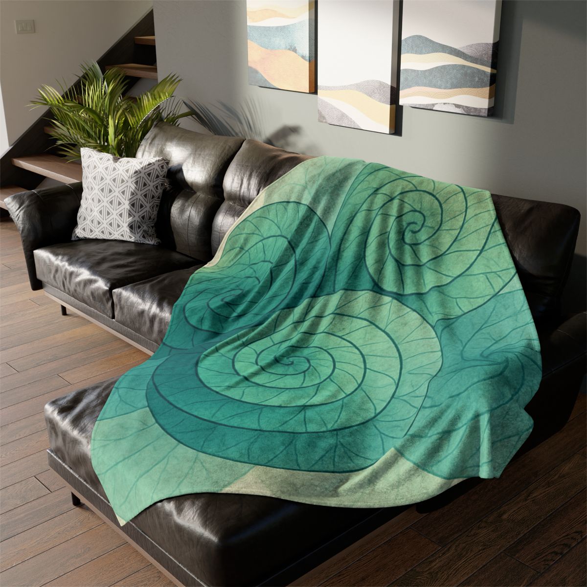 Vein Spiral Canopy trendy patterned blankets