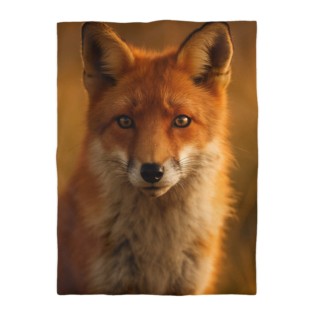 Crimson Whisper Red Fox warm winter duvets