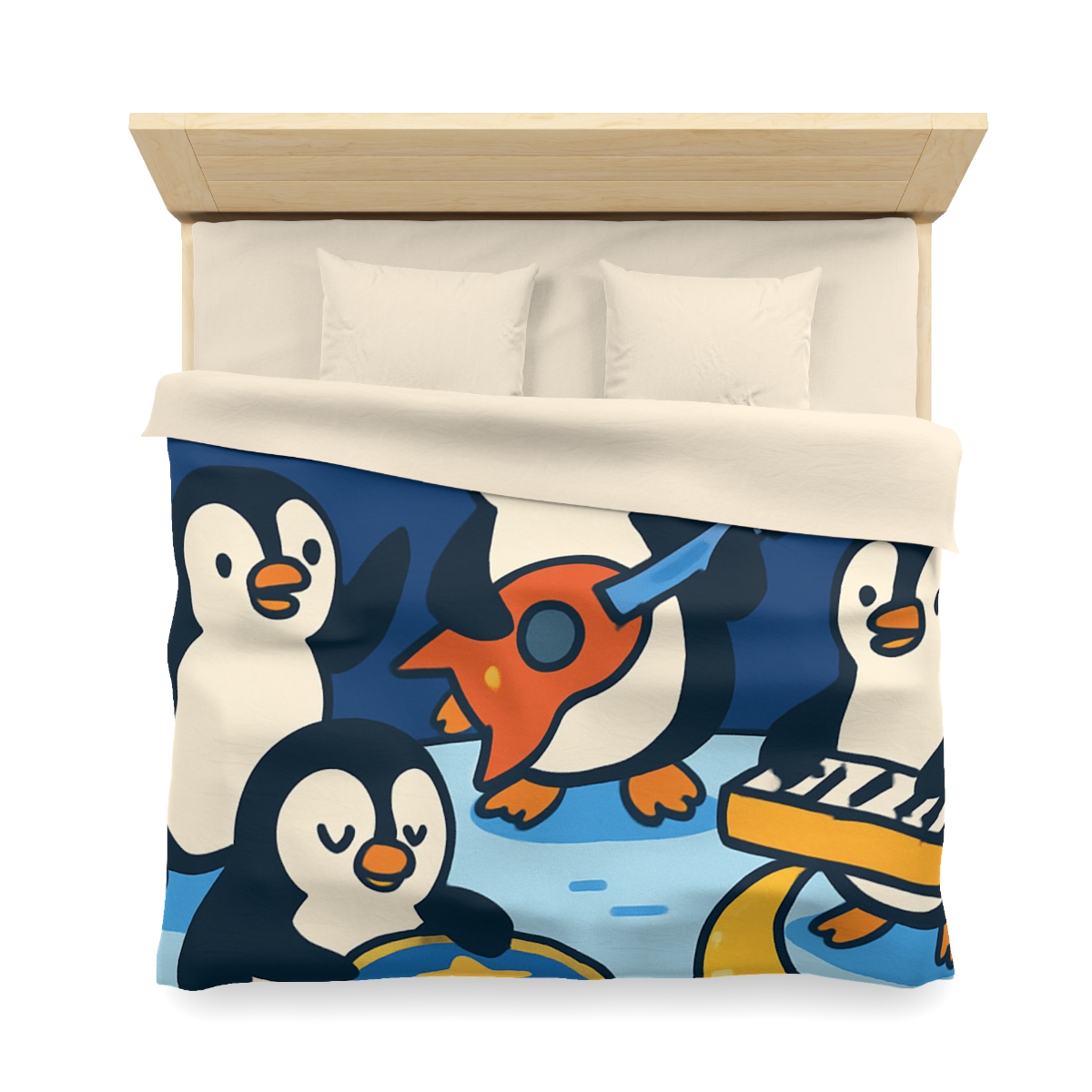Starlight Symphony Penguin Band unique patterned duvets