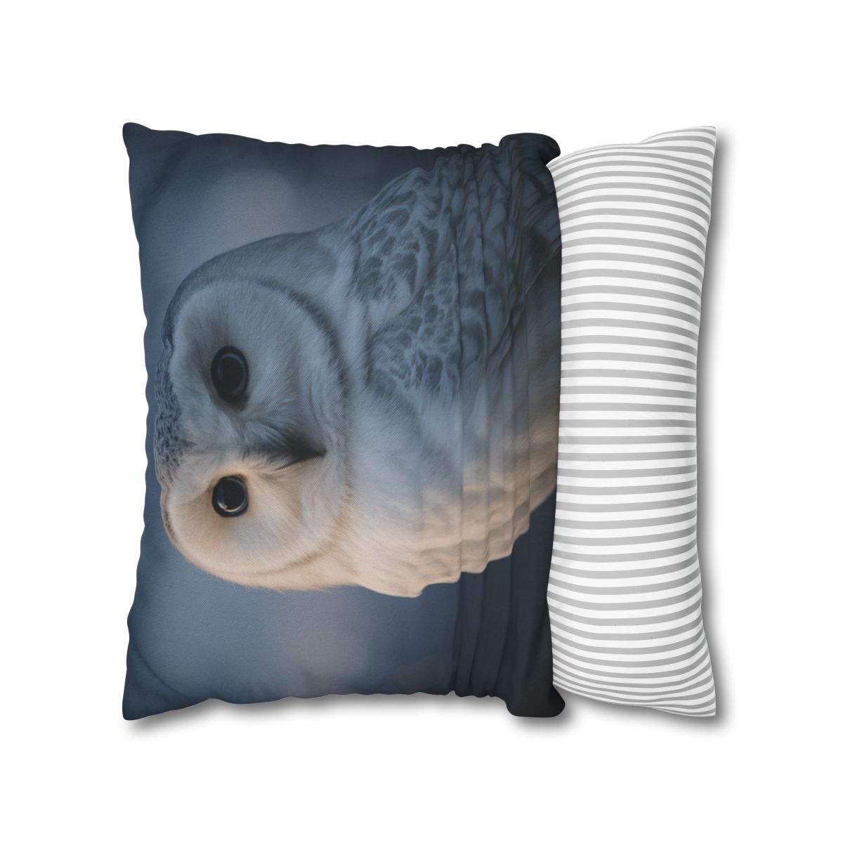 Twilight Watcher Snowy Owl personalized pillow covers