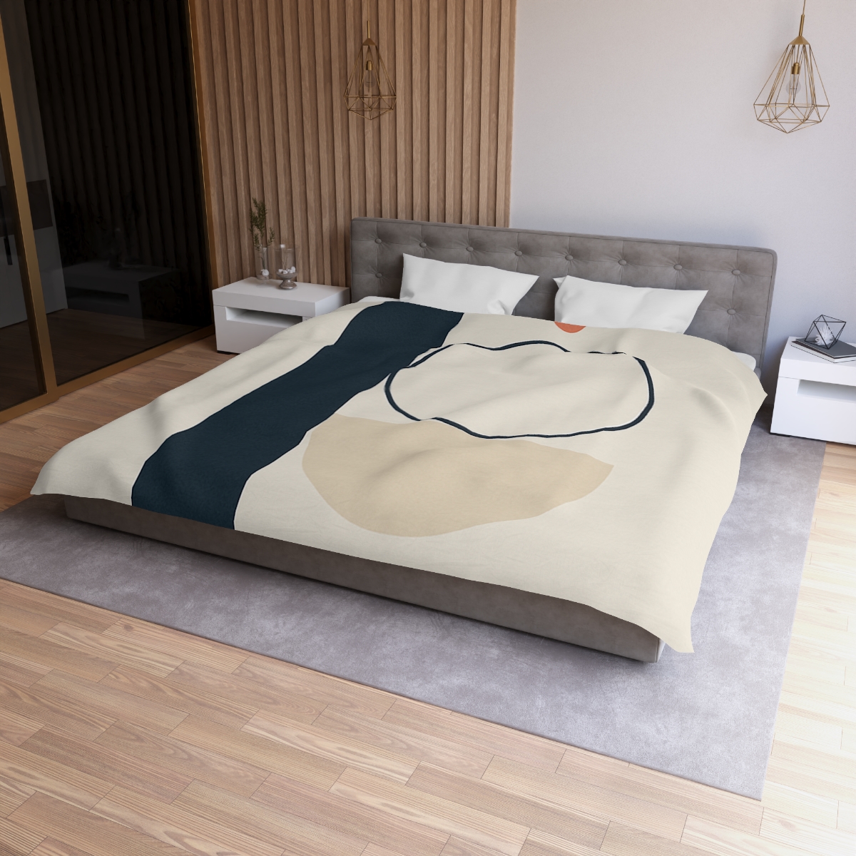 Quiet Column With Split Circle trendy bedroom duvets