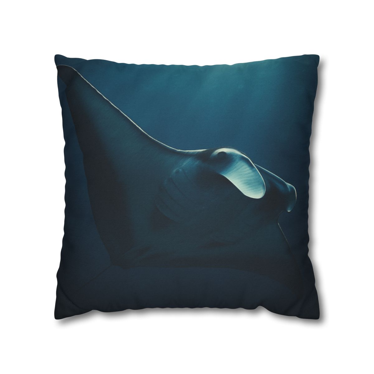 Starlit Glide Manta Ray stylish decorative pillowcases