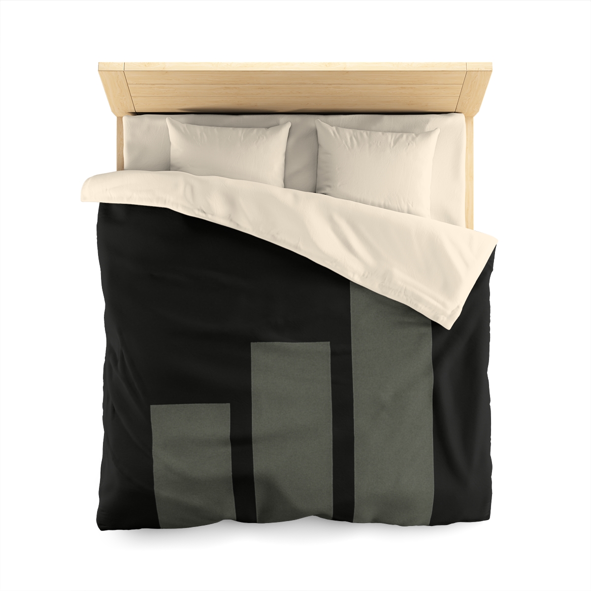 Stepped Bars Under Distant Star soft comforter duvets