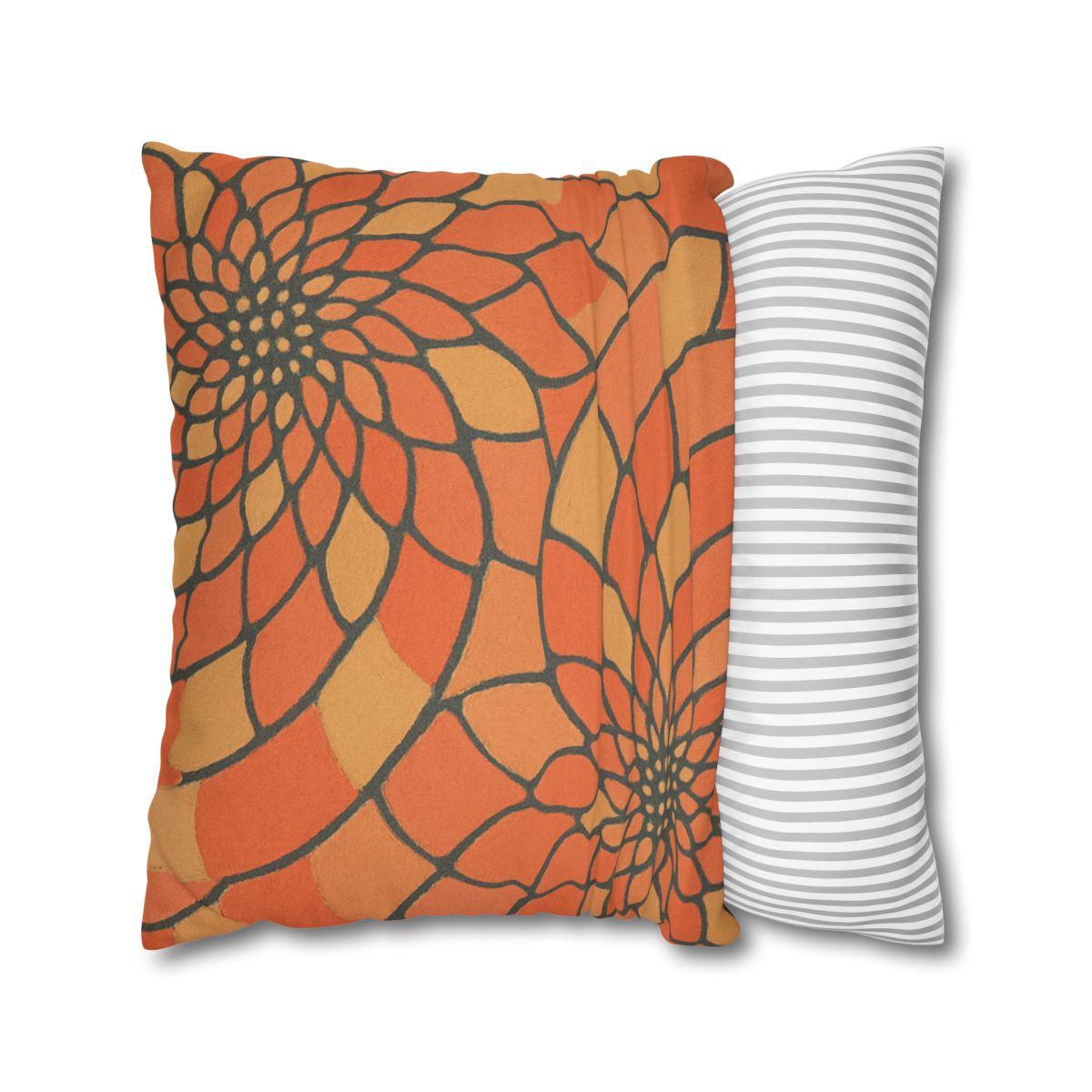 Petal Spiral Matrix designer print pillow cases