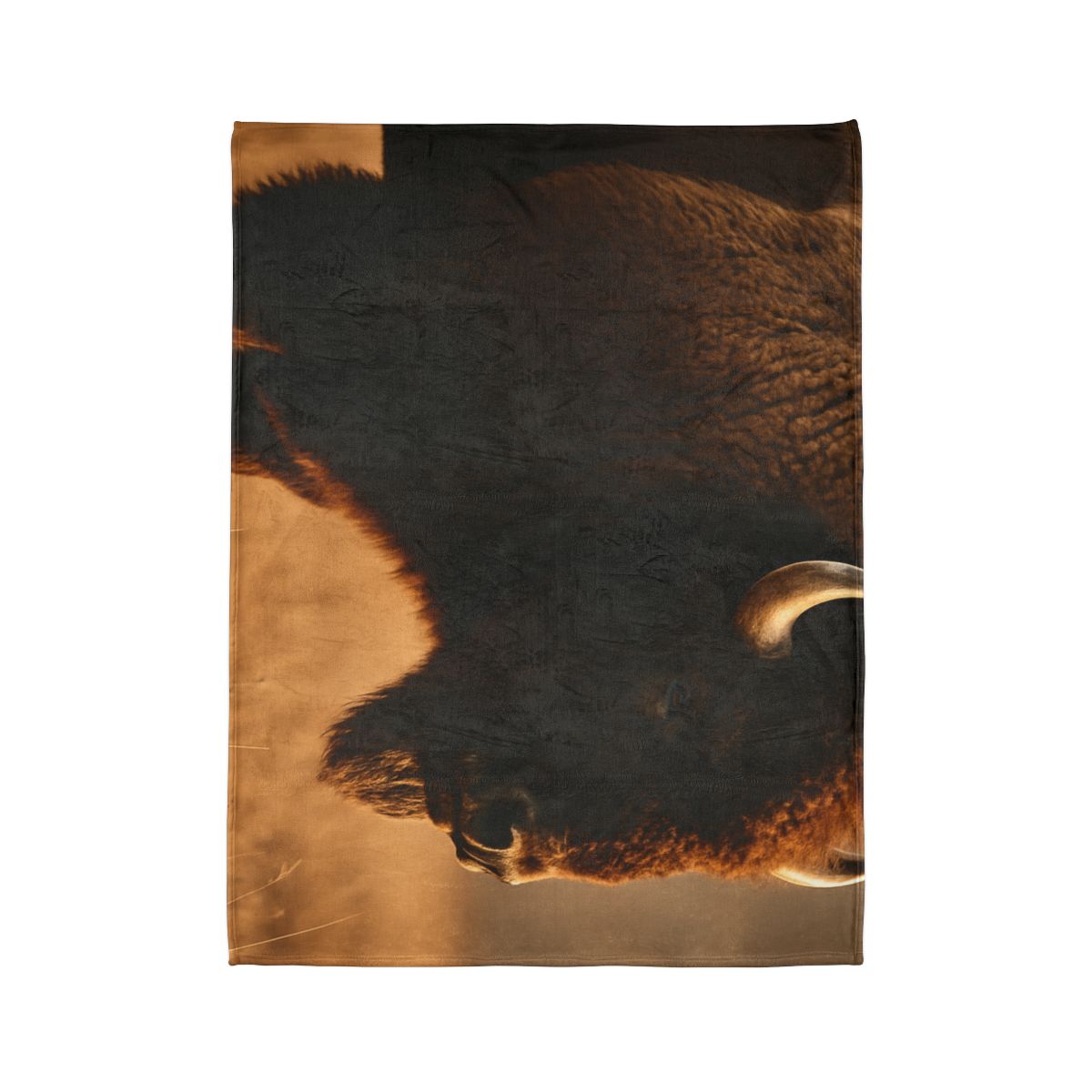 Prairie Thunder Bison stylish throw blankets