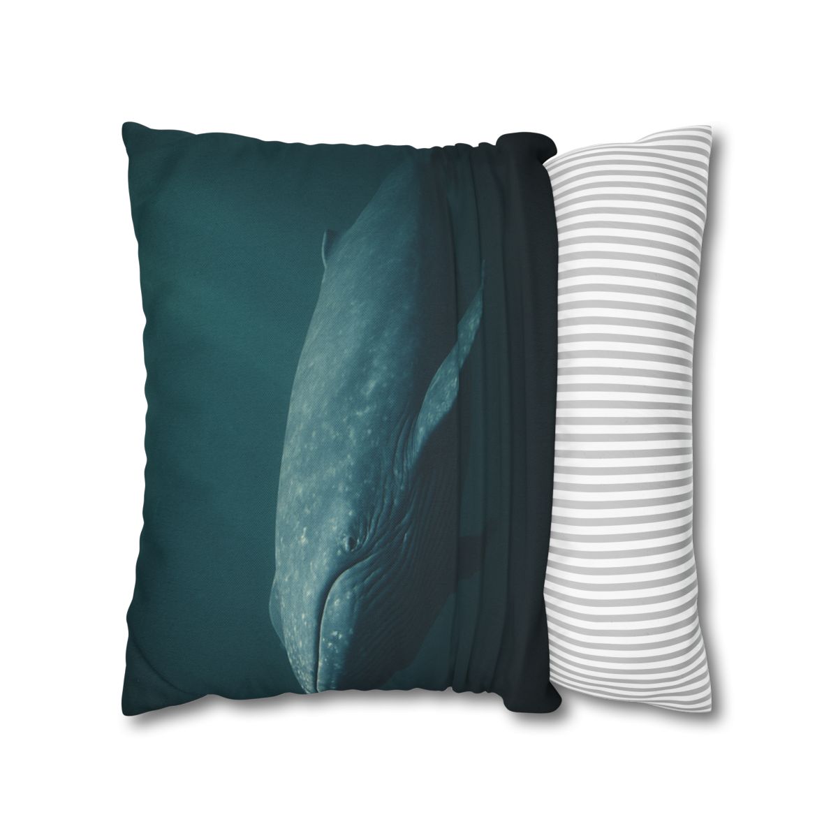 Ocean Song Blue Whale personalized pillow covers