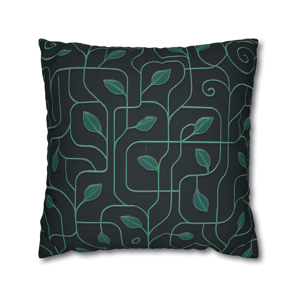 Vine Circuit Lattice designer print pillow cases