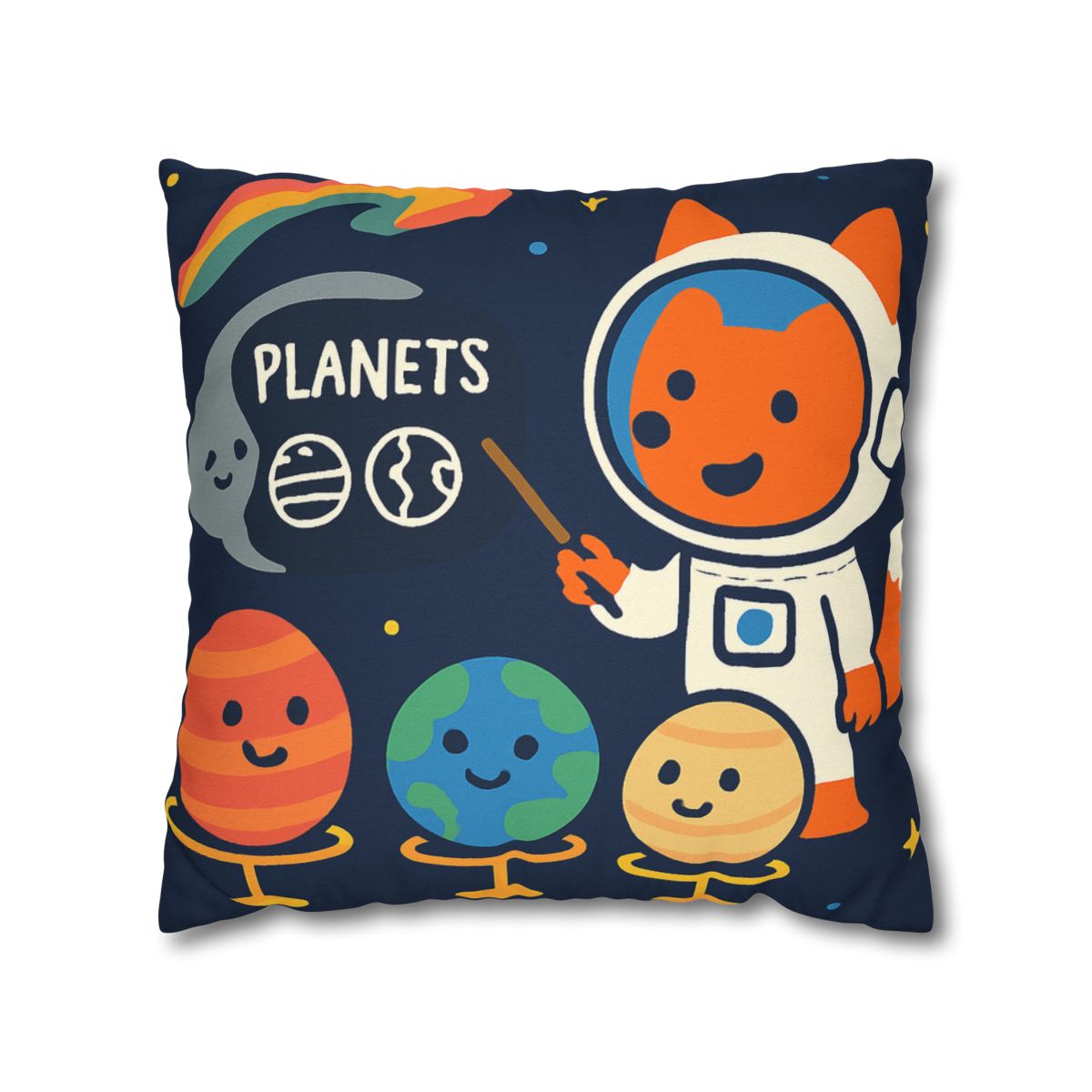 Comet Classroom With Astro Fox stylish decorative pillowcases