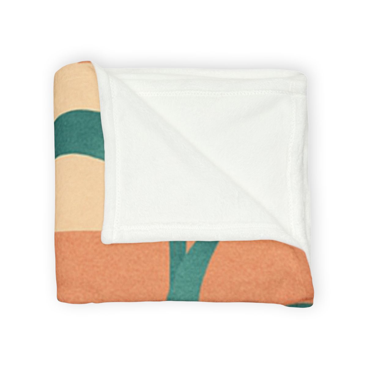 Tendril Ribbon Grid designer printed blankets