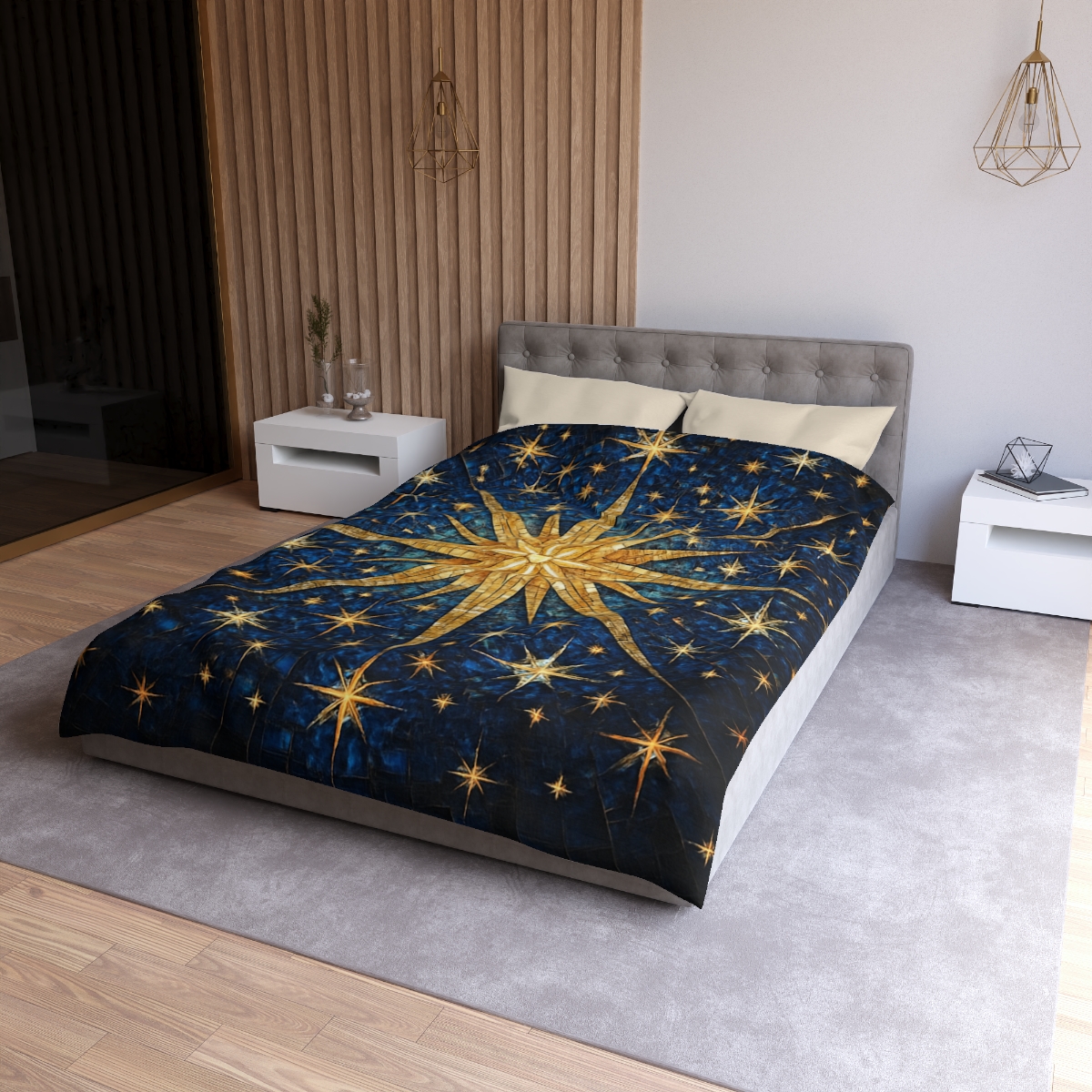 Starburst Radiant Mosaic custom duvets