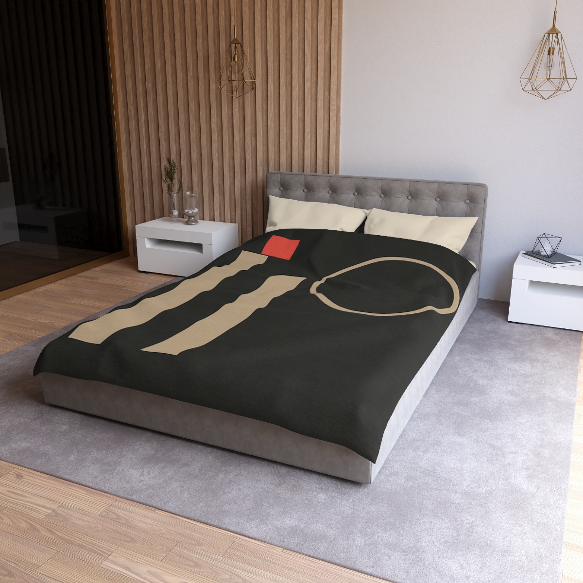 Split Bar With Quiet Ring custom duvets