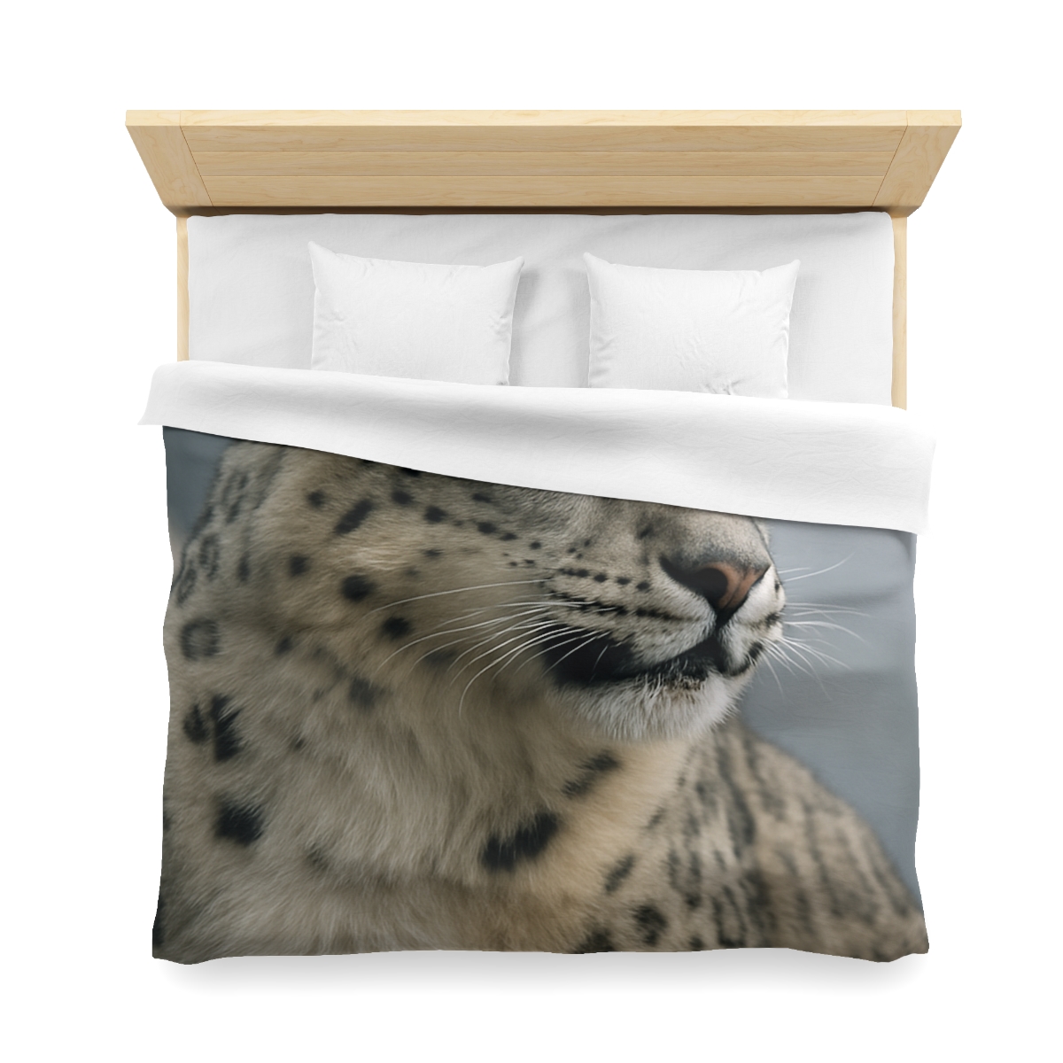 Mountain Whisper Snow Leopard warm winter duvets