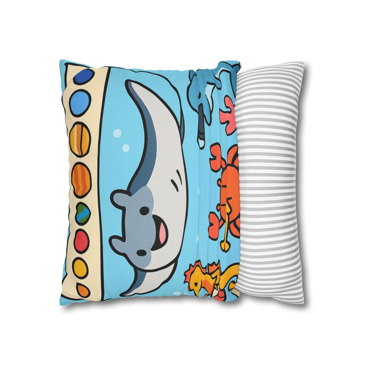 Rainbow Reef Planet Parade custom pillow cases