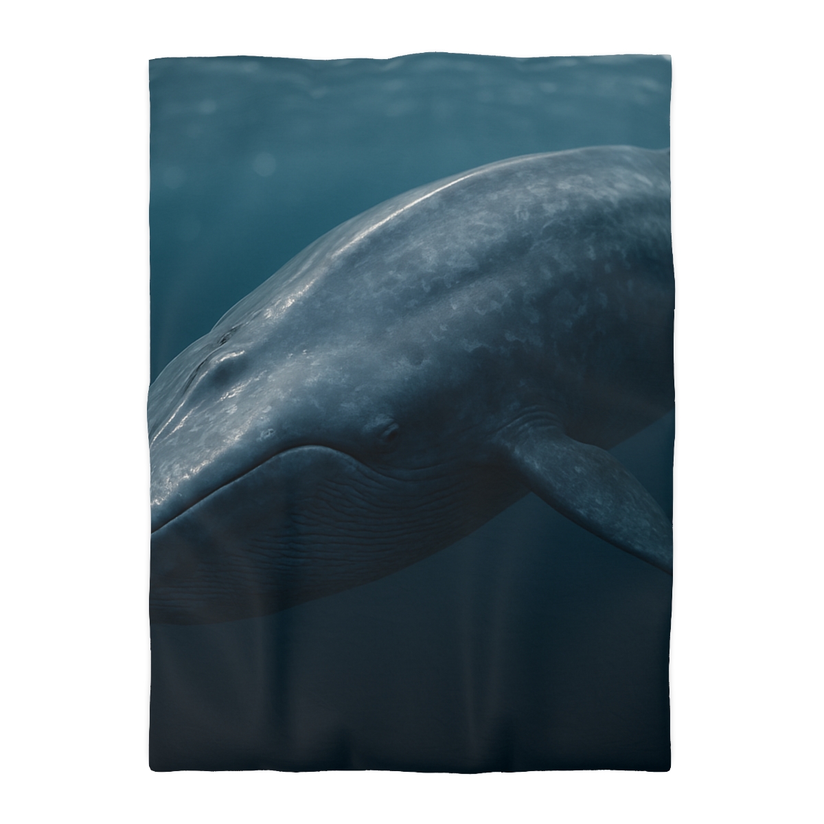 Silent Giant Blue Whale soft comforter duvets
