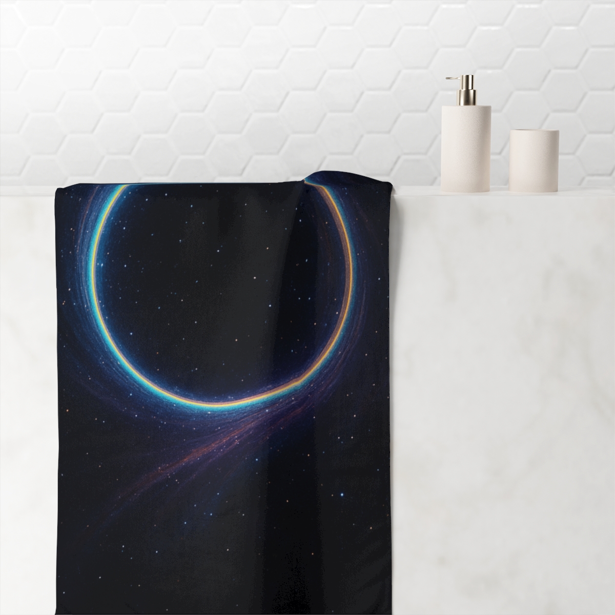 Prismatic Lensing Halo soft cotton towels