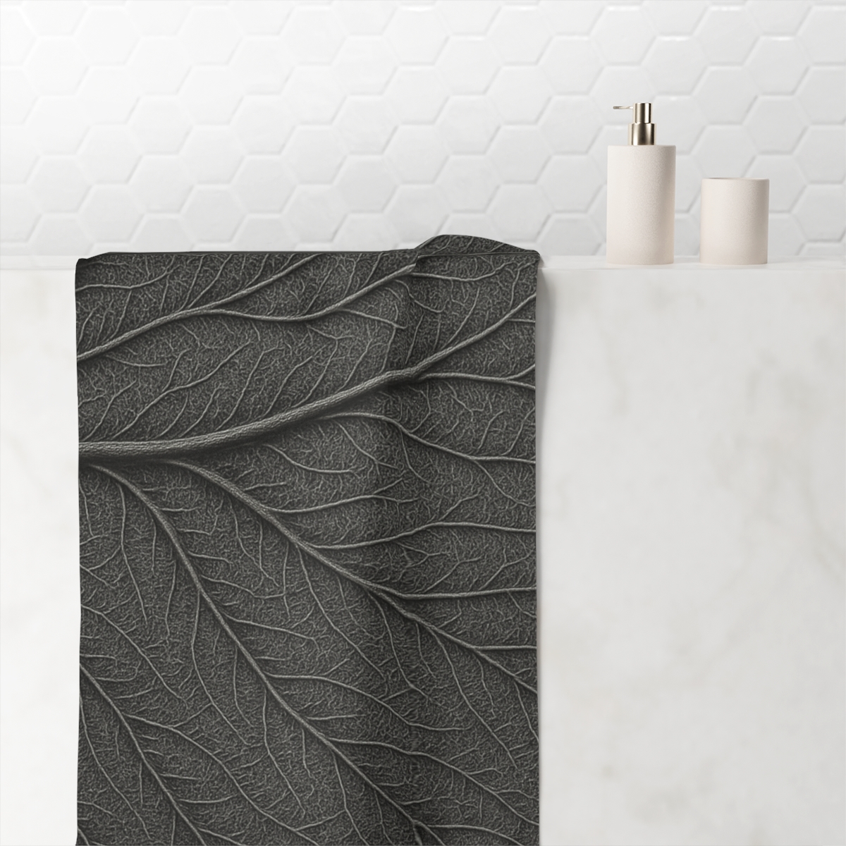 Vein Map Microengraving stylish beach towels