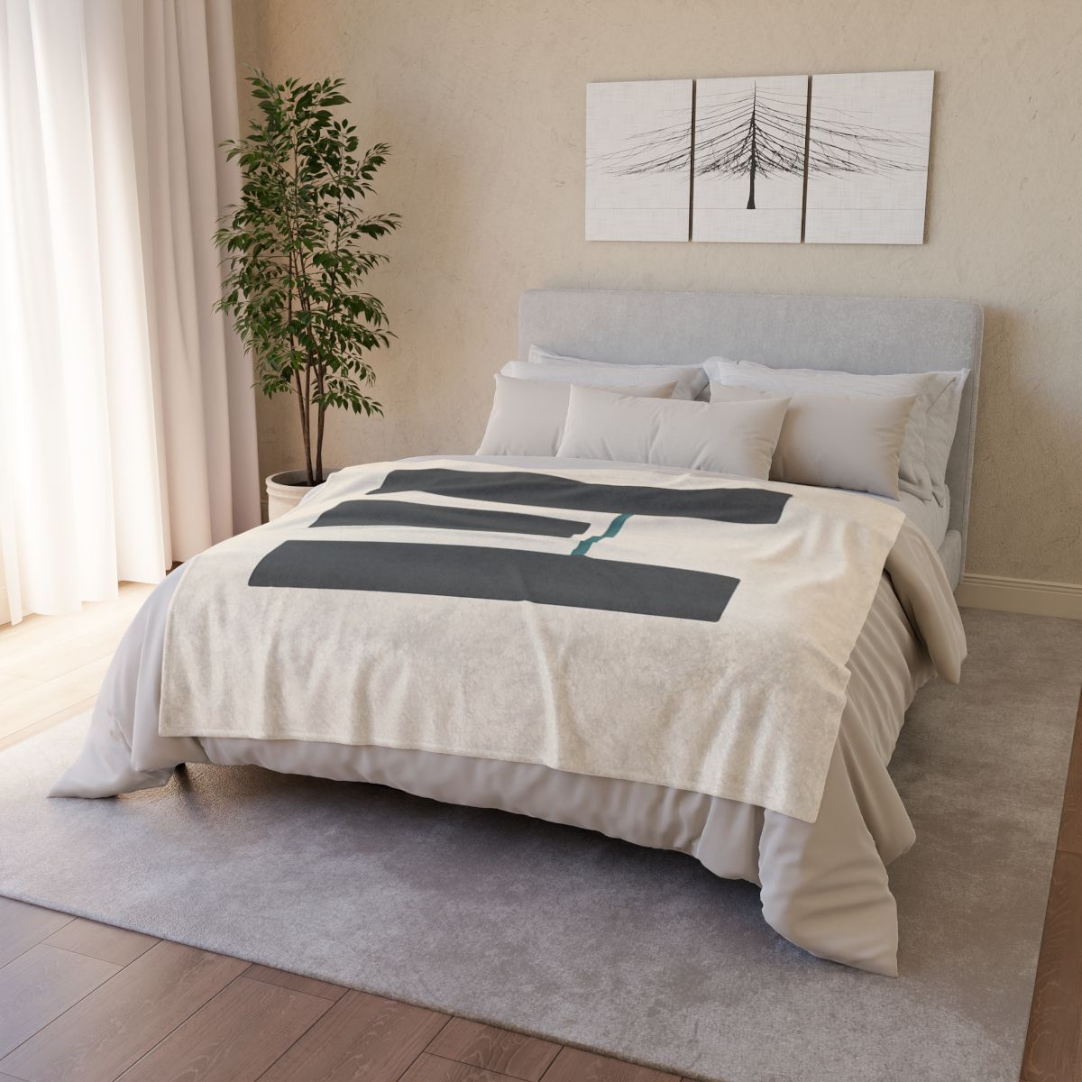 Staggered Bars With Quiet Opening warm winter blankets