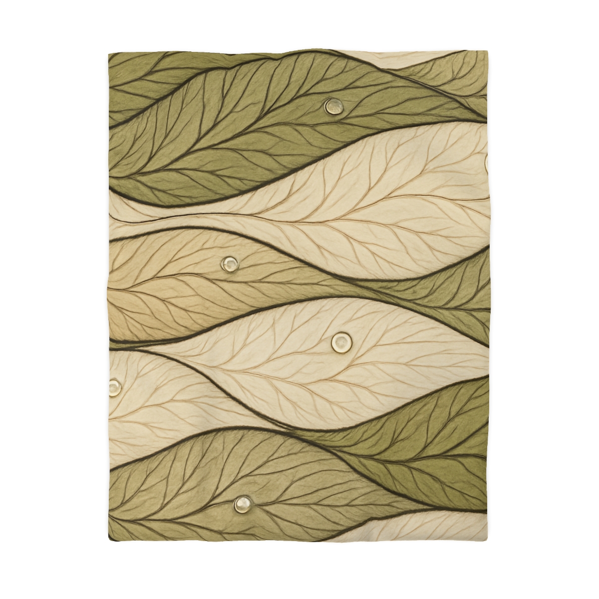 Leaf Vein Topography Waves trendy bedroom duvets