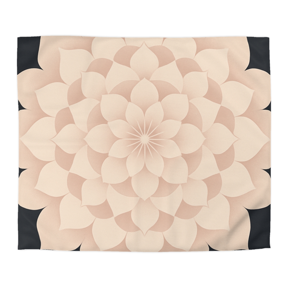 Petal Orbit Mandala personalized bedding duvets