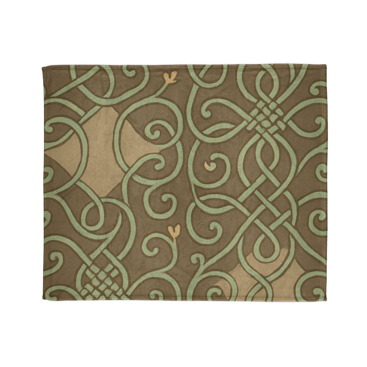 Vine Lattice Mosaic personalized cozy blankets