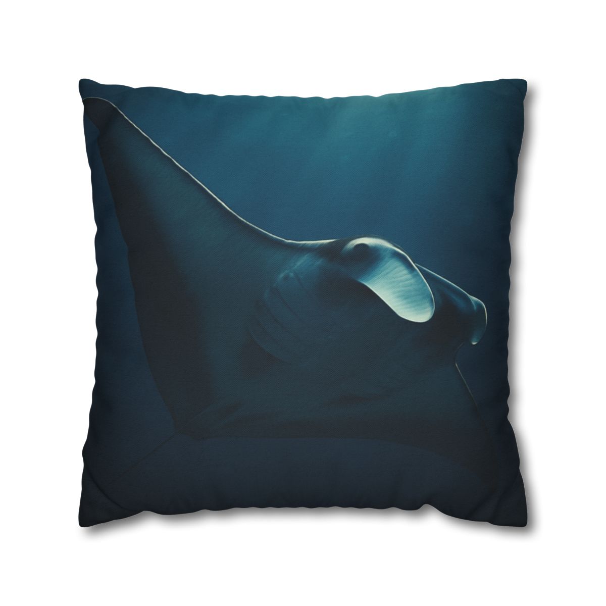 Starlit Glide Manta Ray stylish decorative pillowcases