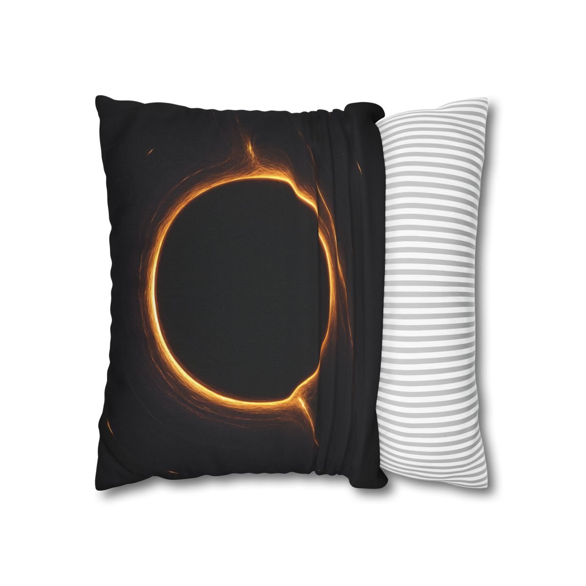Black Hole Silhouette trendy patterned pillow cases