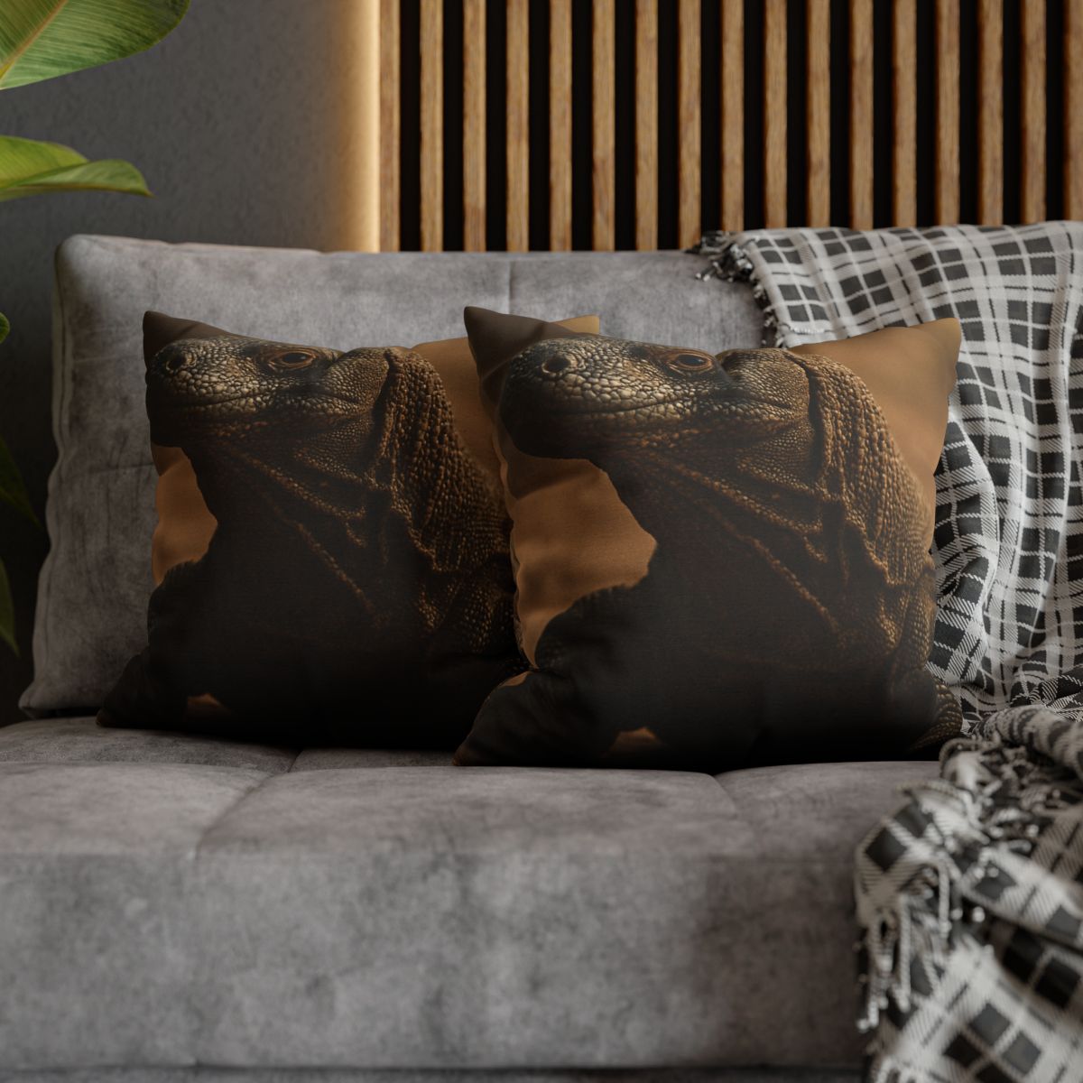 Ancient Sentinel Komodo Dragon custom pillow cases