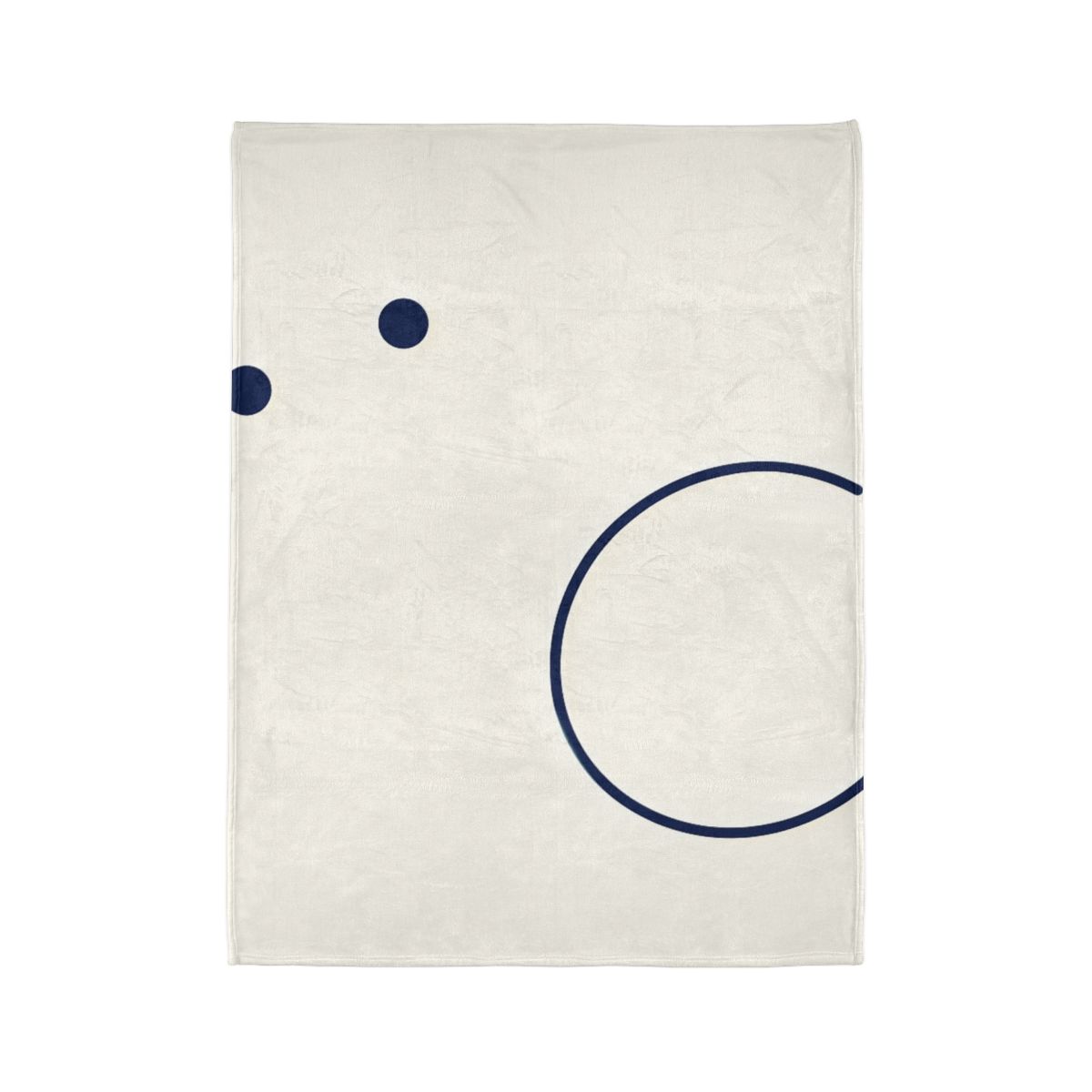 Orbiting Arc And Twin Dots stylish throw blankets