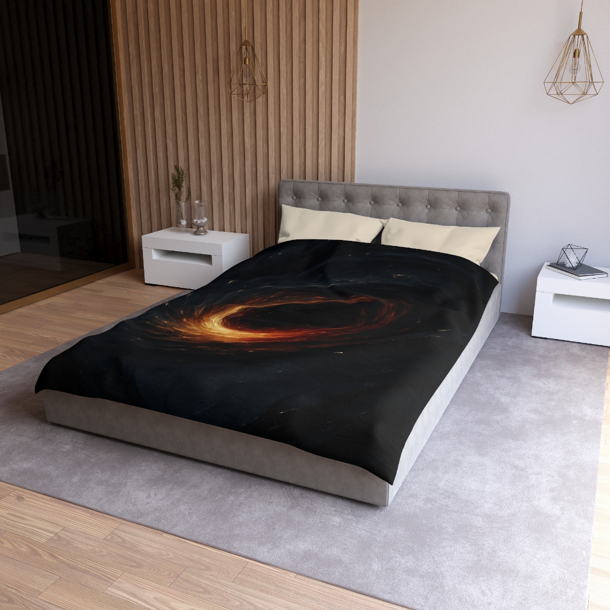 Gravity Echo Vortex personalized bedding duvets