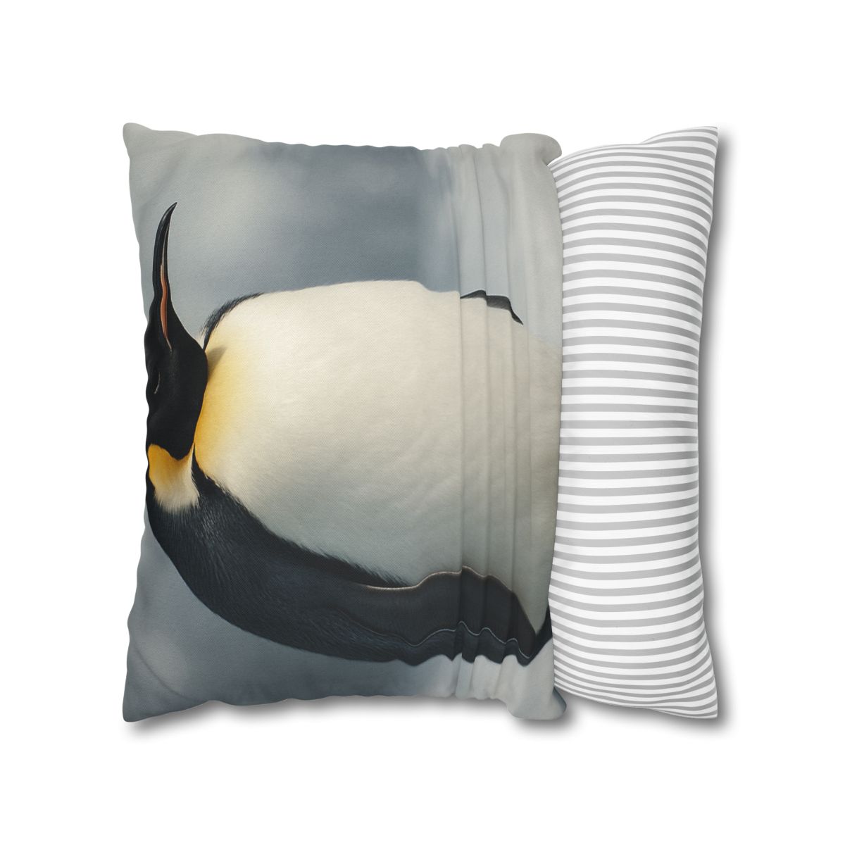 Moonlit Vigil Emperor Penguin soft cotton pillow cases